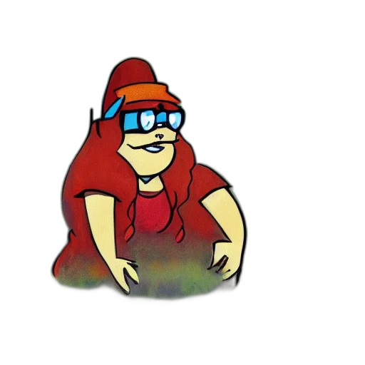 hat, staff, creature, animal transparent PNG cut-out