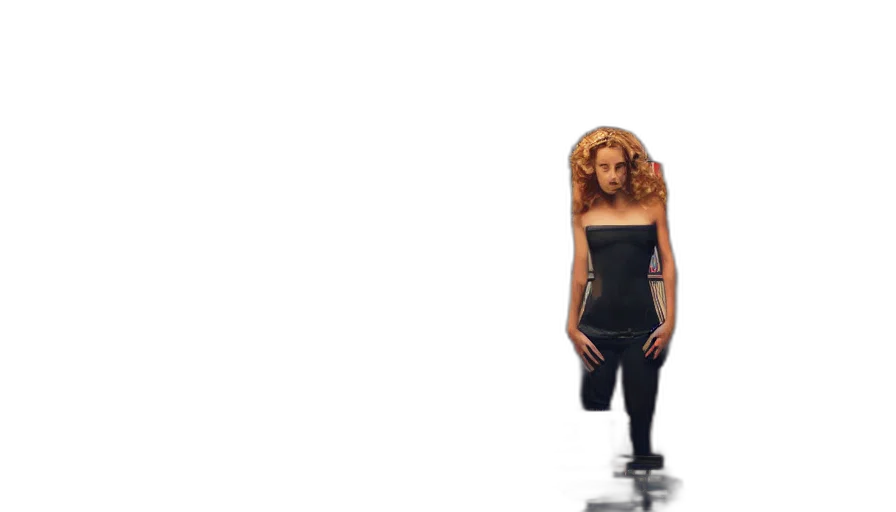 dress, hair, jacket, robot transparent PNG cut-out