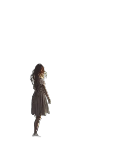 dress, shoes, hair, umbrella transparent PNG cut-out