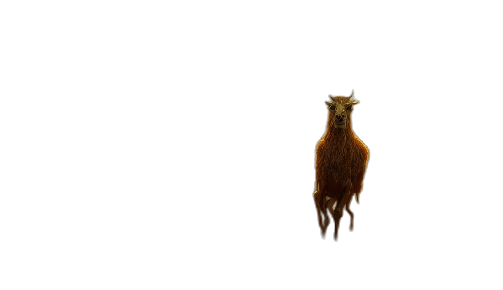 animal, creature, hair, dress transparent PNG cut-out