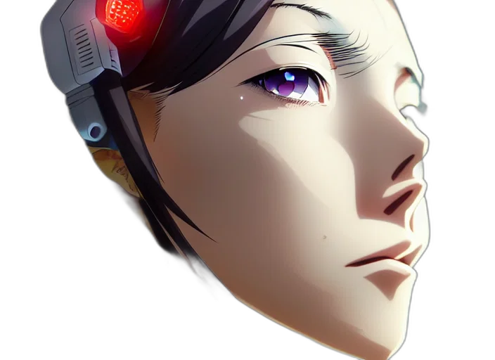 robot, face, mask, crown transparent PNG cut-out