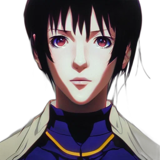 face, robot, staff, jacket transparent PNG cut-out