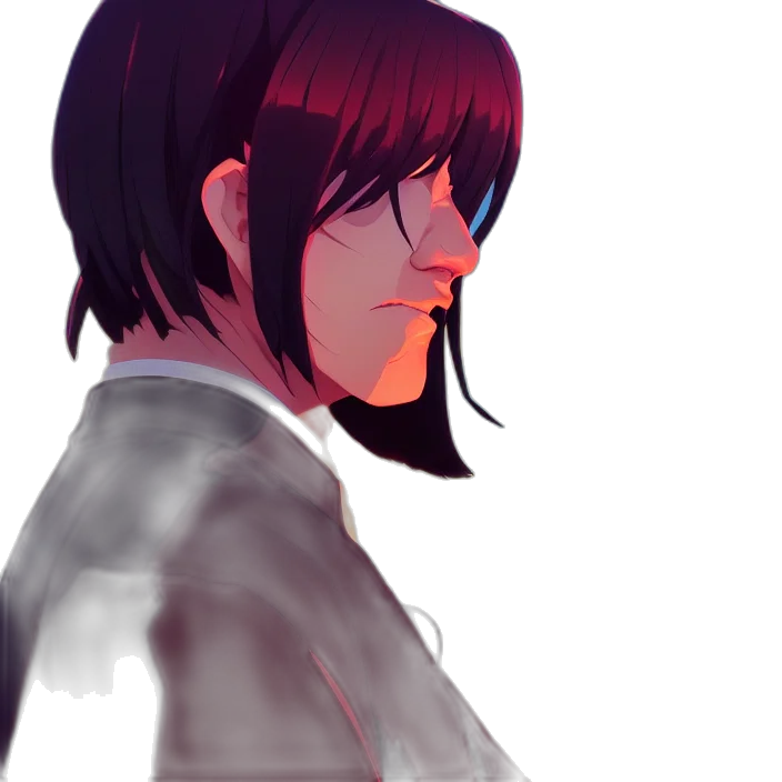 face, creature, jacket, robot transparent PNG cut-out