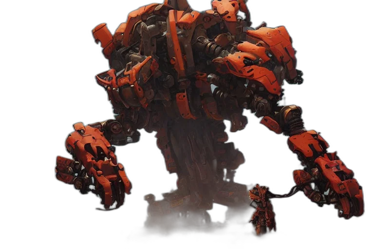 robot, weapon, creature, concept art transparent PNG cut-out