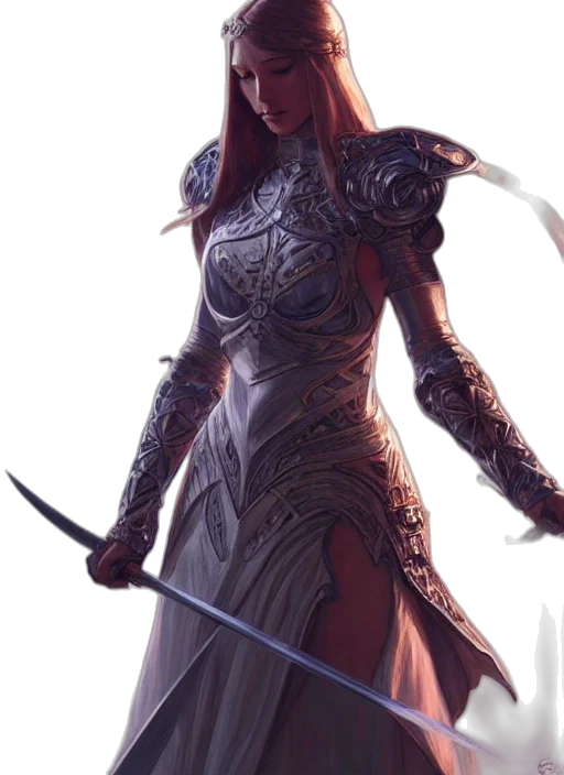 sword, staff, weapon, dress transparent PNG cut-out