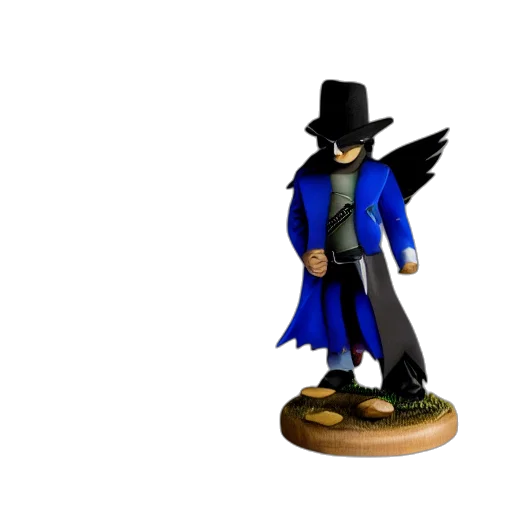 hat, staff, 3d render, concept art transparent PNG cut-out