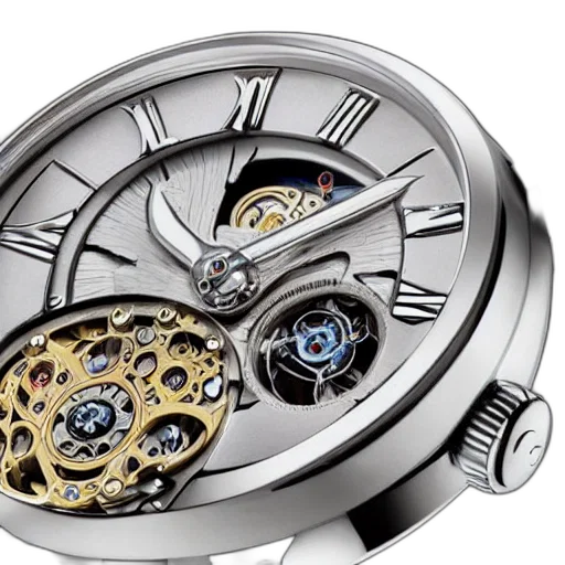 jewelry, retro, futuristic, tourbillon transparent PNG cut-out