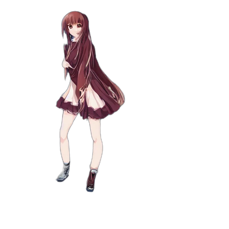 dress, staff, creature, jacket transparent PNG cut-out