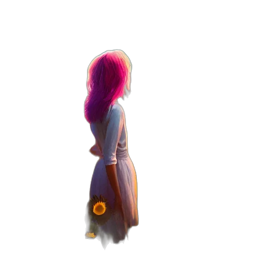 dress, staff, robot, weapon transparent PNG cut-out