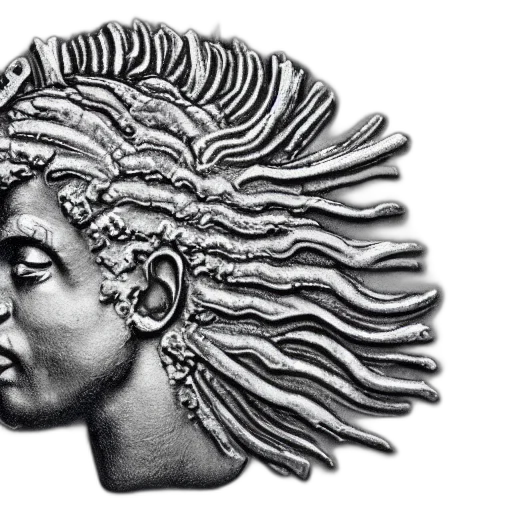 crown, hair, mask, face transparent PNG cut-out