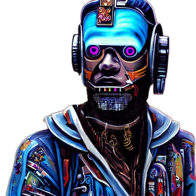 robot, mask, face, jacket transparent PNG cut-out
