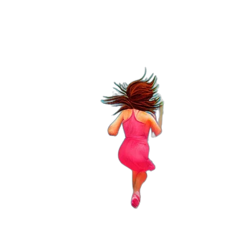 hair, dress, creature, hat transparent PNG cut-out