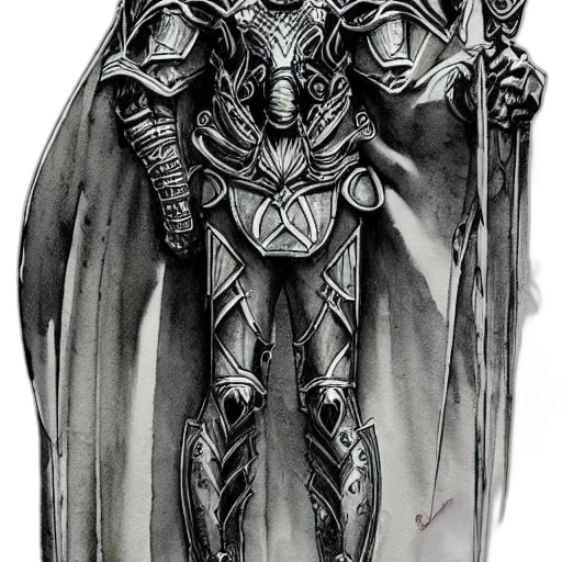 sword, dragon, staff, fantasy art transparent PNG cut-out