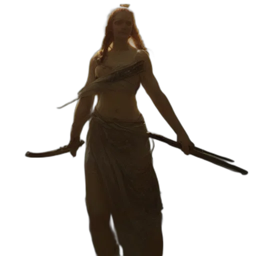 staff, sword, weapon, dress transparent PNG cut-out