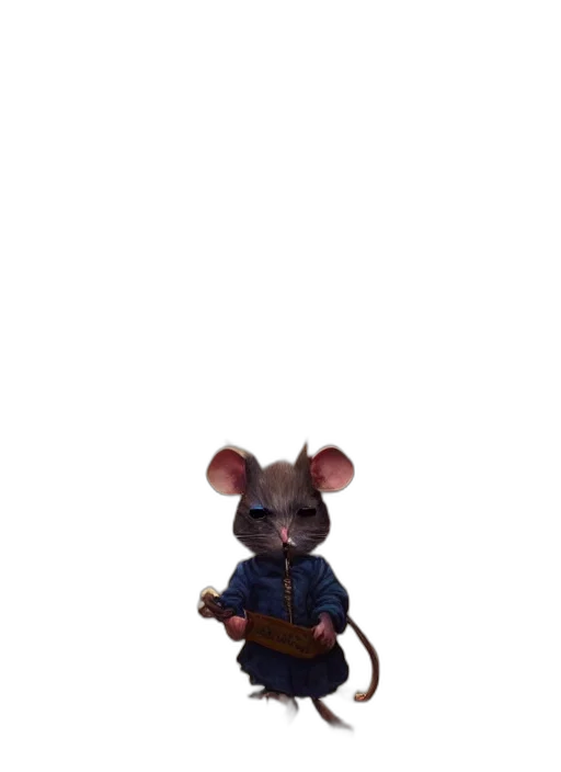 staff, jacket, animal, weapon transparent PNG cut-out