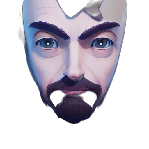 mask, face, crown, robot transparent PNG cut-out