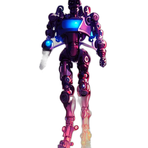 robot, weapon, staff, sword transparent PNG cut-out