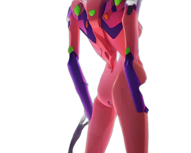 robot, staff, weapon, creature transparent PNG cut-out