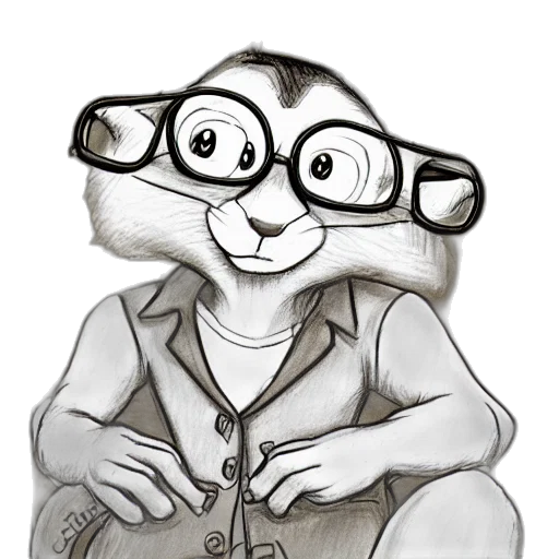 staff, jacket, animal, cartoon transparent PNG cut-out