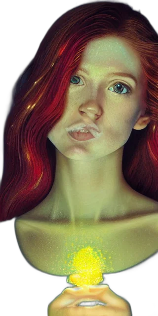 face, hair, mask, jewelry transparent PNG cut-out