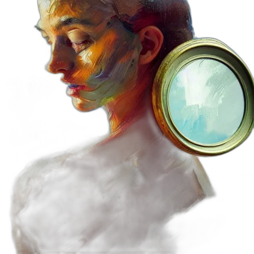 mask, face, robot, crown transparent PNG cut-out