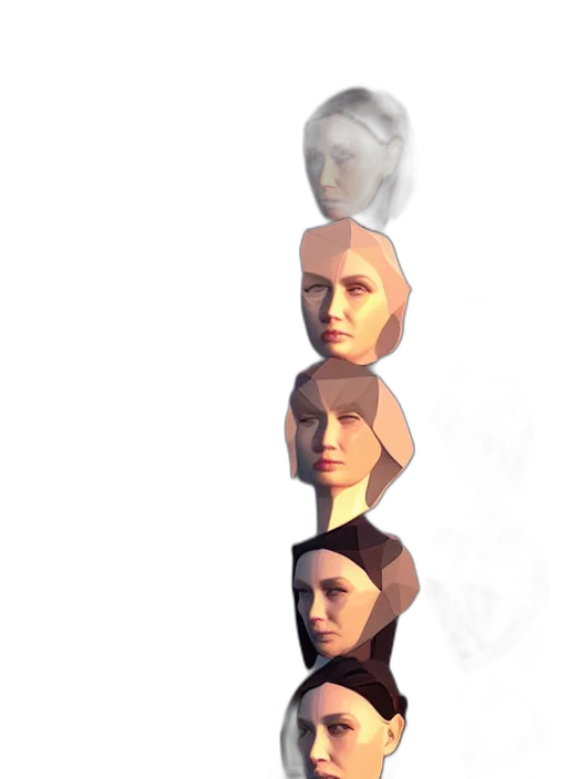 face, mask, staff, robot transparent PNG cut-out