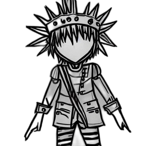 jacket, cartoon, concept art, comic book art transparent PNG cut-out