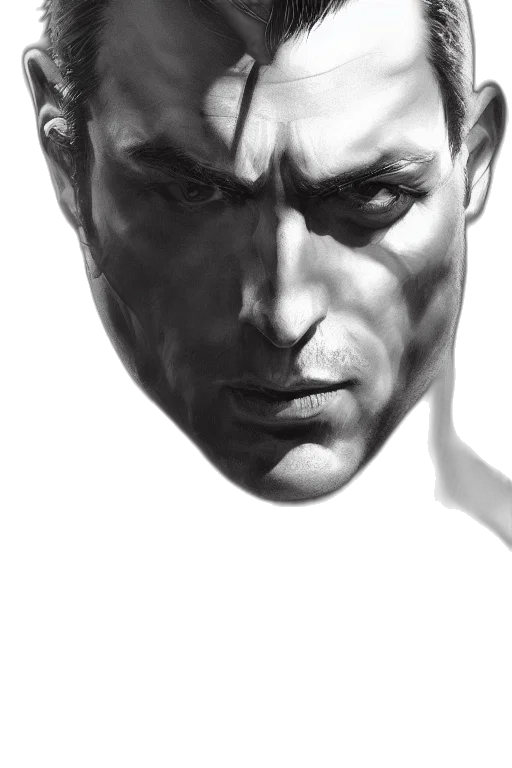 face, mask, photorealistic, comic book art transparent PNG cut-out