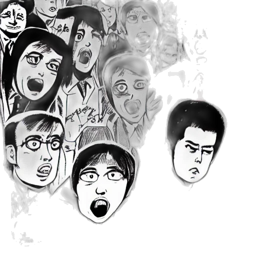 mask, face, staff, comic book art transparent PNG cut-out