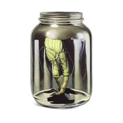 bottle, dress, creature, mask transparent PNG cut-out