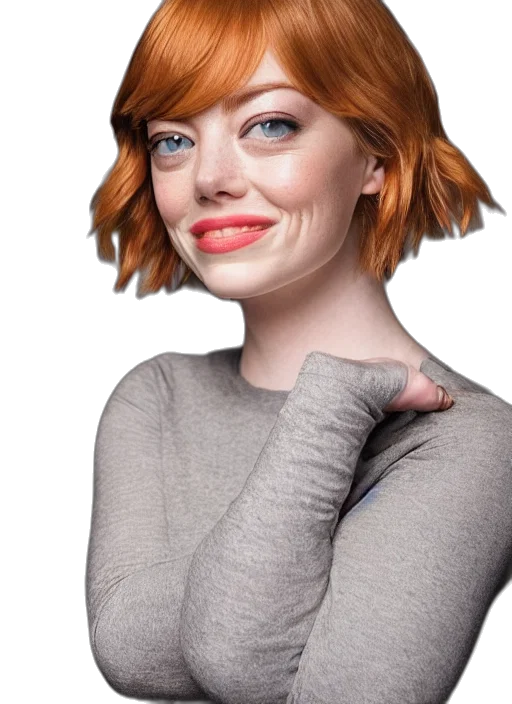 face, jacket, hair, dress transparent PNG cut-out
