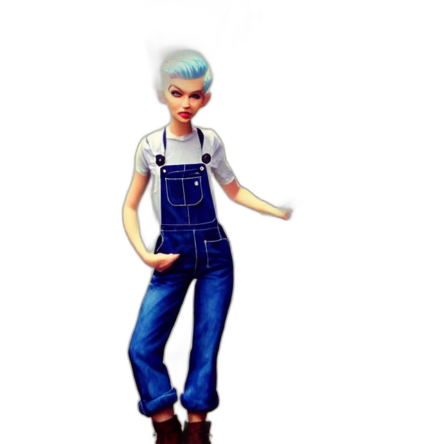 staff, robot, jewelry, 3d render transparent PNG cut-out