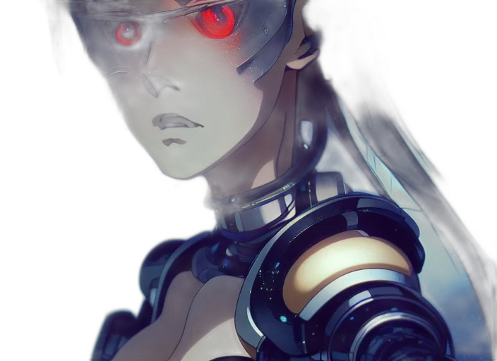 robot, face, weapon, mask transparent PNG cut-out