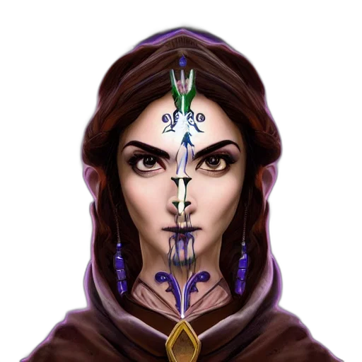 face, jewelry, mask, staff transparent PNG cut-out