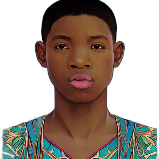face, photorealistic, cartoon, concept art transparent PNG cut-out