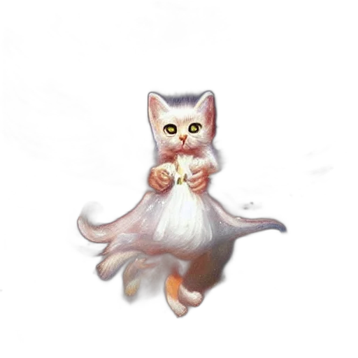 dress, staff, creature, animal transparent PNG cut-out