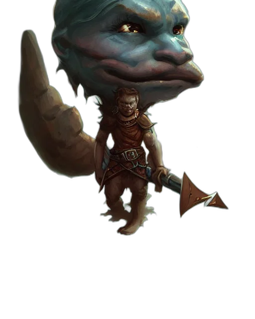 creature, staff, dragon, mask transparent PNG cut-out