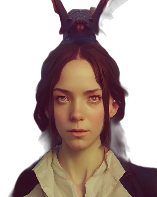 face, staff, creature, mask transparent PNG cut-out