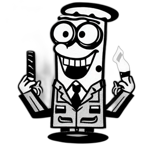 robot, staff, cartoon, concept art transparent PNG cut-out