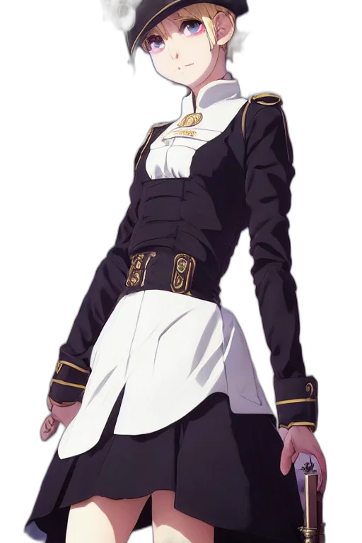 staff, dress, jacket, crown transparent PNG cut-out