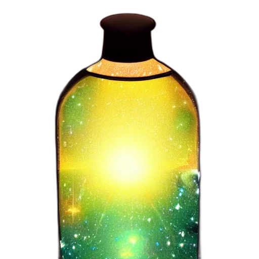 bottle, dress, fantasy art, concept art transparent PNG cut-out