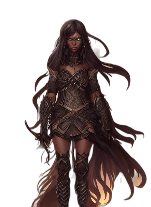 dress, fantasy art, concept art, comic book art transparent PNG cut-out