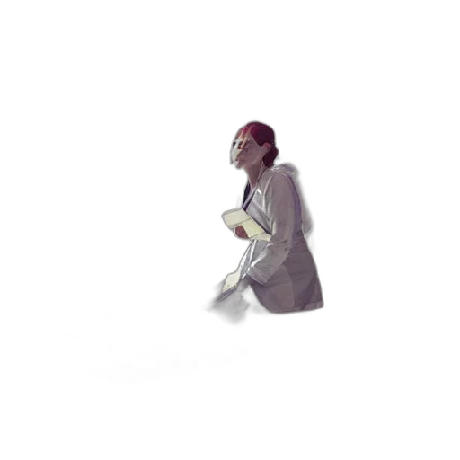 staff, dress, robot, creature transparent PNG cut-out