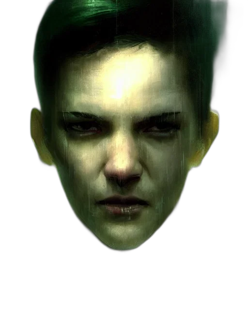 face, mask, creature, robot transparent PNG cut-out