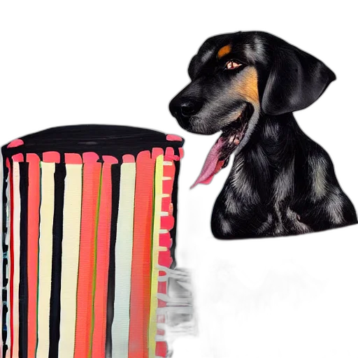 furniture, umbrella, staff, dog transparent PNG cut-out