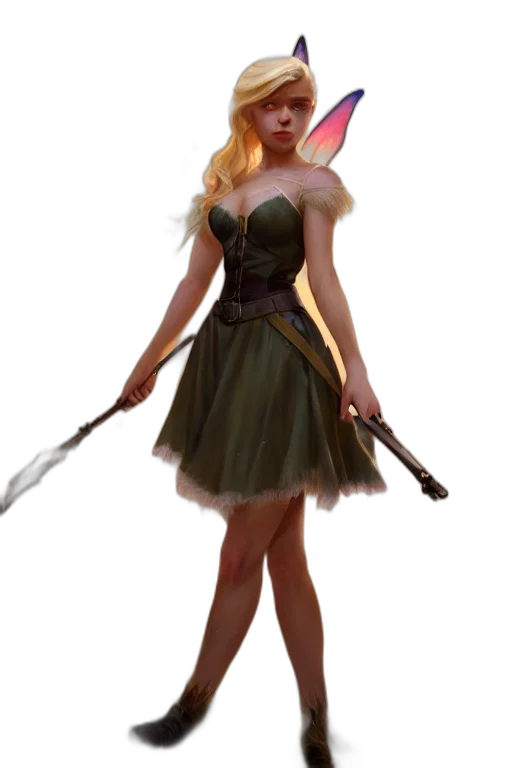 staff, dress, weapon, concept art transparent PNG cut-out