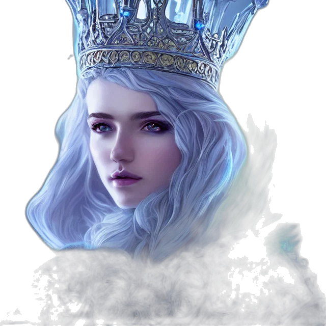 crown, face, hat, fantasy art transparent PNG cut-out