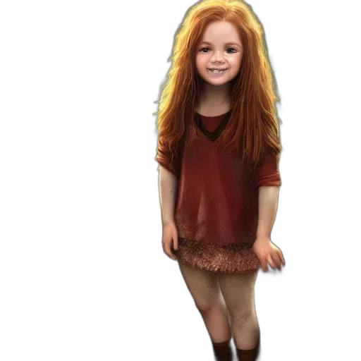 dress, hair, 3d render, photorealistic transparent PNG cut-out