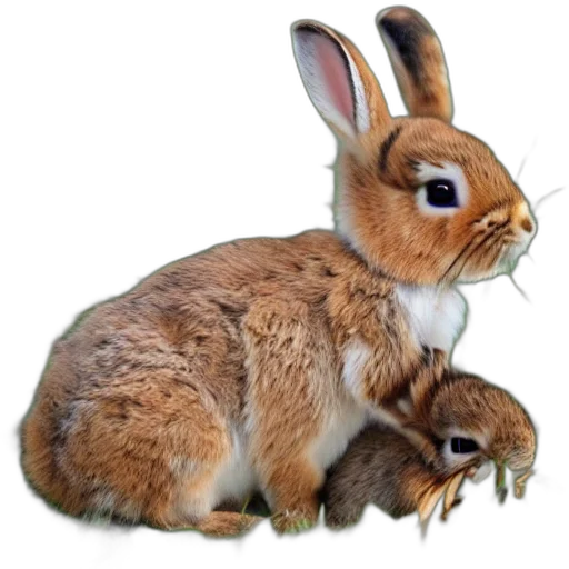animal, food, photorealistic, oil painting transparent PNG cut-out