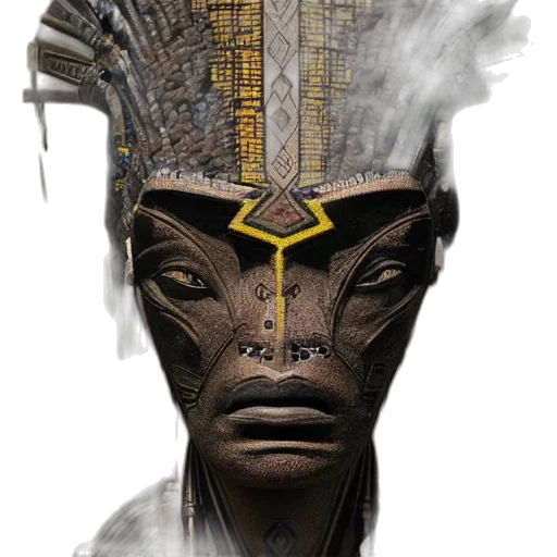 mask, face, staff, crown transparent PNG cut-out